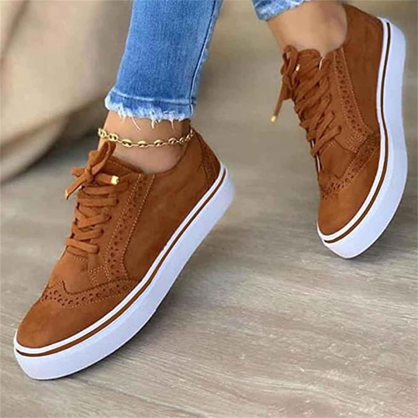 Women's Platform Lace Up Sneakers