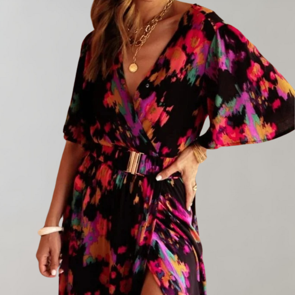 Women's Wrap Maxi Dress