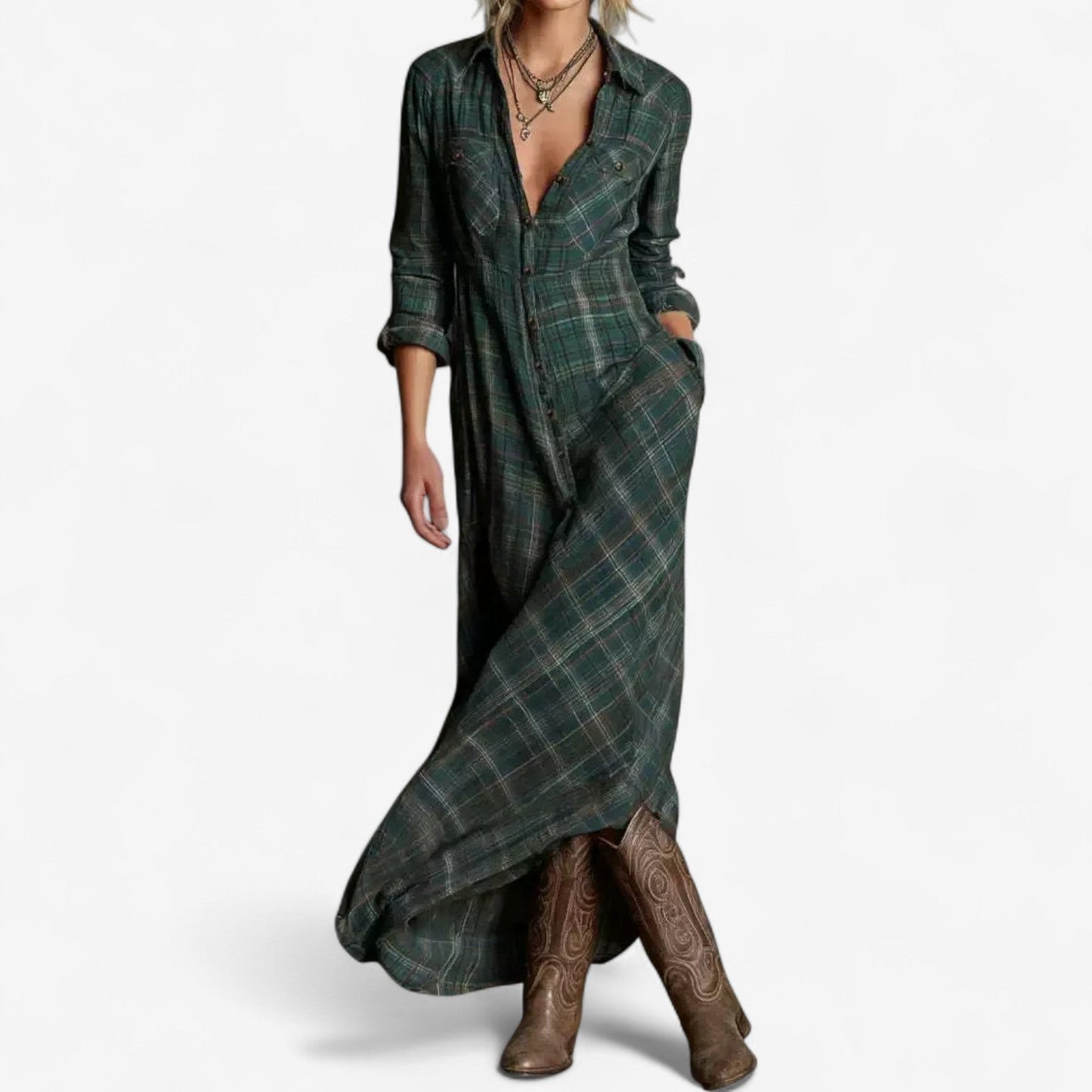 Women's Maxi Dress – Green