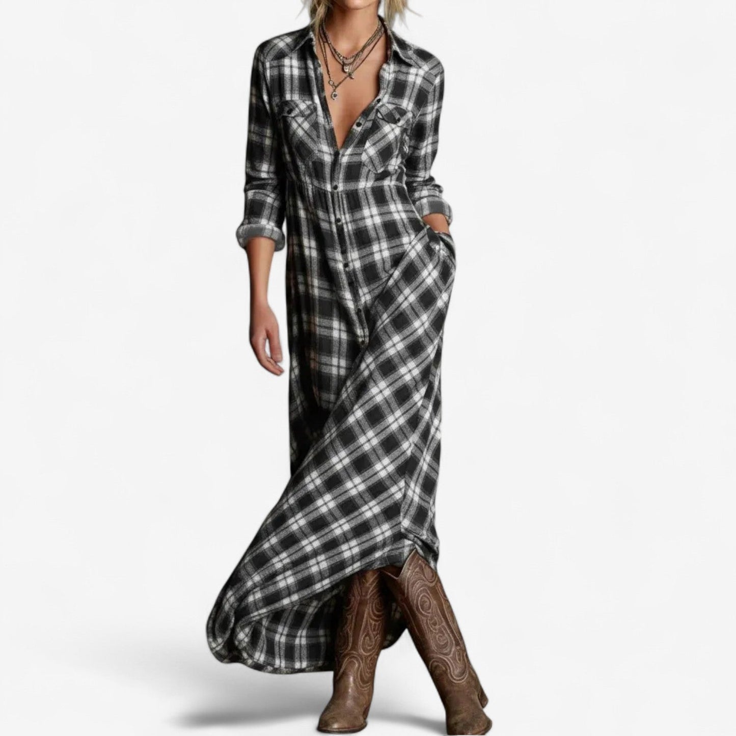 Women's Maxi Dress – White