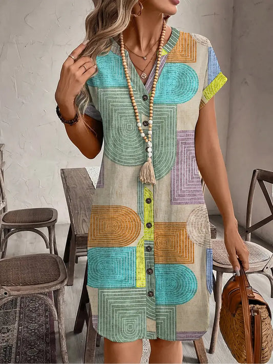 Women's Mini Dress – Multicolour