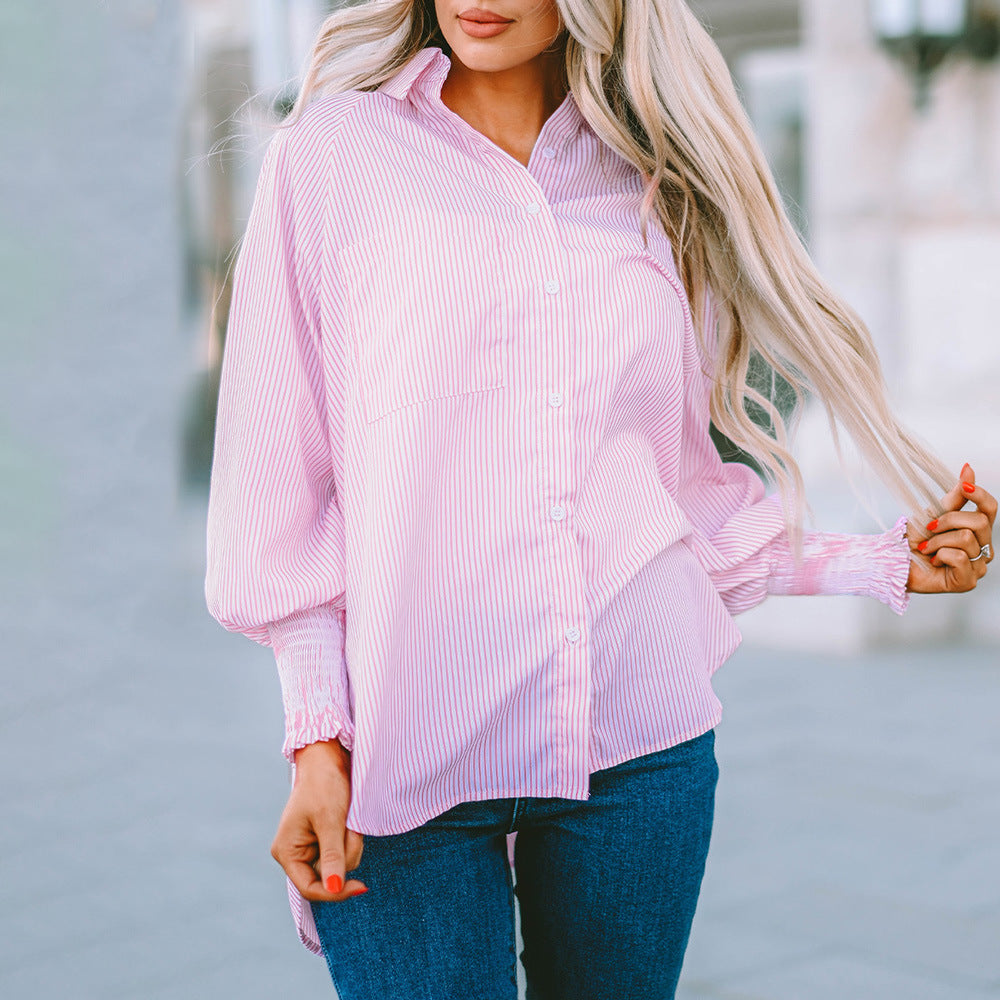 Women's Long Sleeve Shirt – Pink