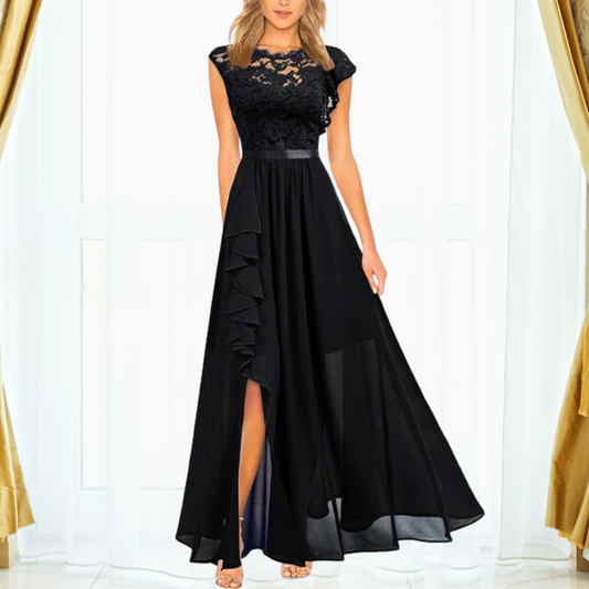 Women's Formal Maxi Dress – Black