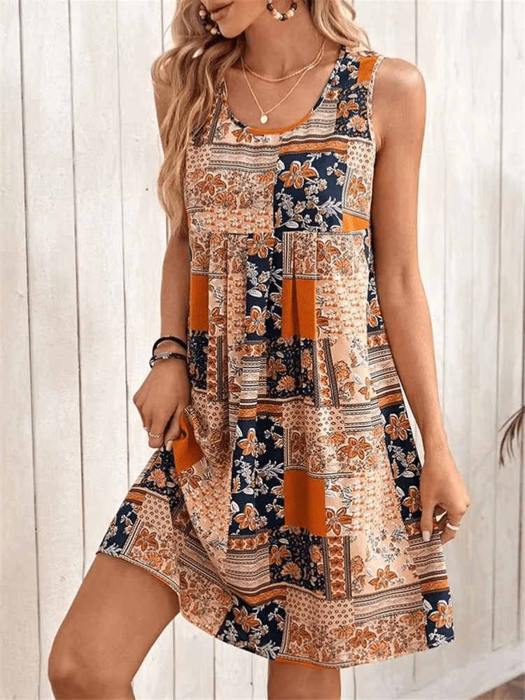 Women's Mini Dress – Orange