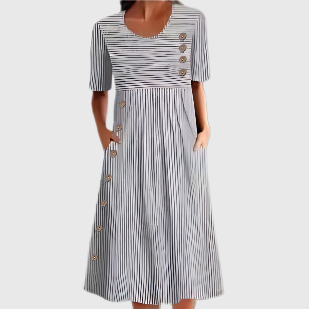 Women's Midi Dress – Grey