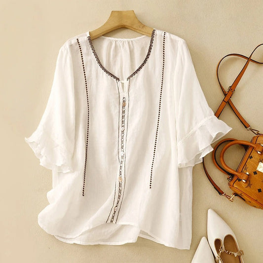 Women's Blouse – White
