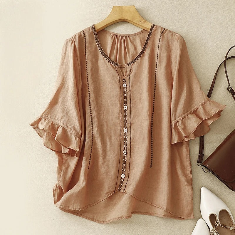 Women's Blouse – Brown