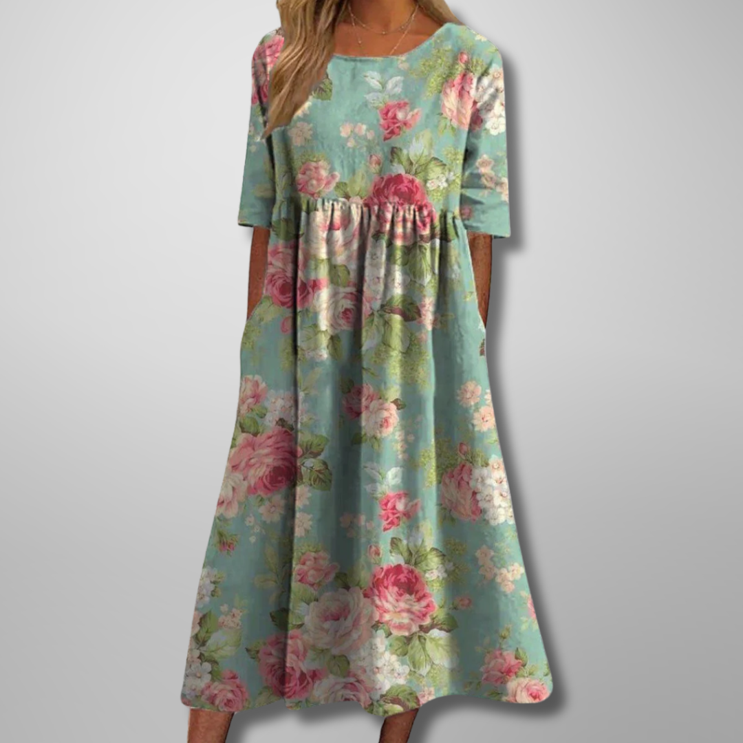 Women's Midi Dress – Green