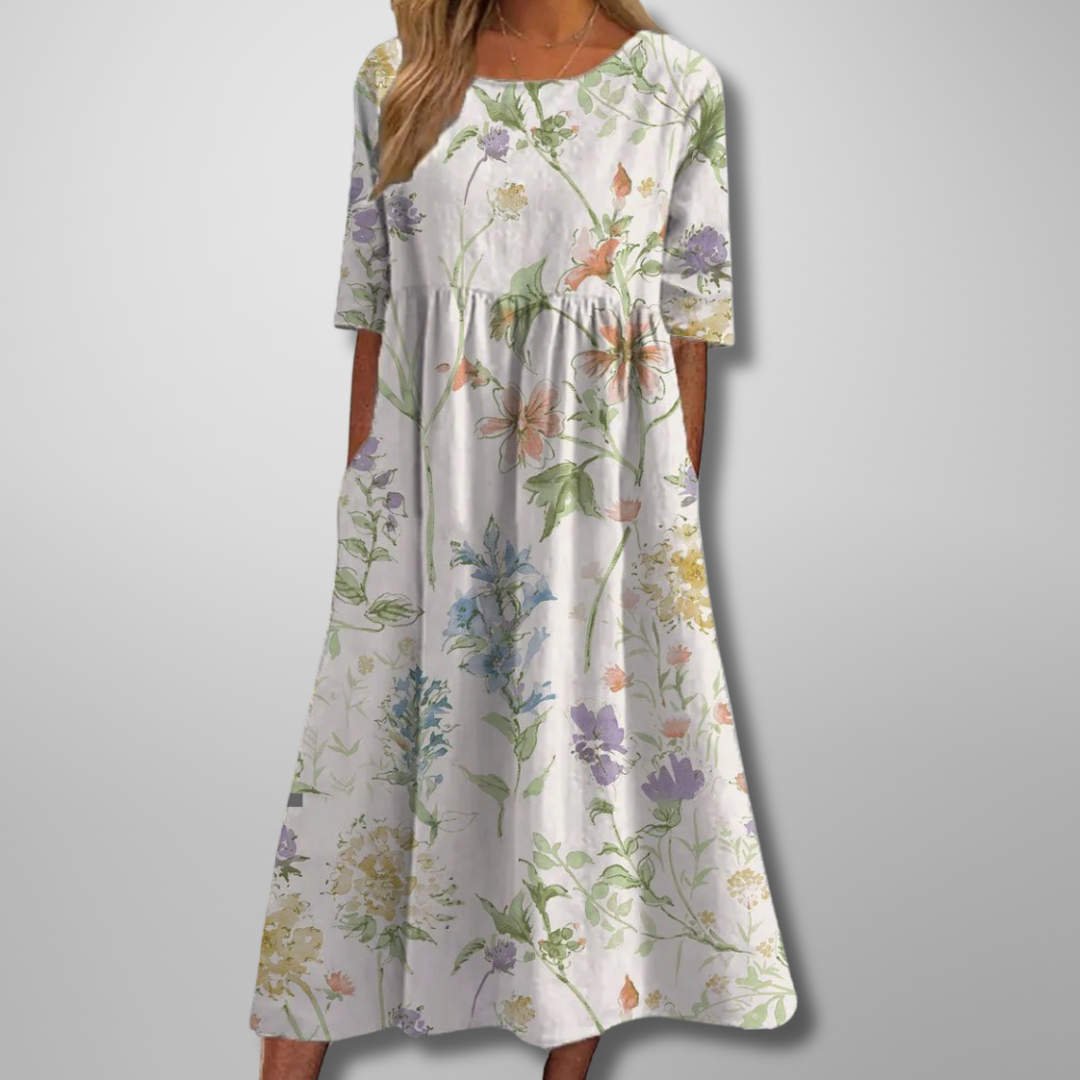 Women's Midi Dress – White