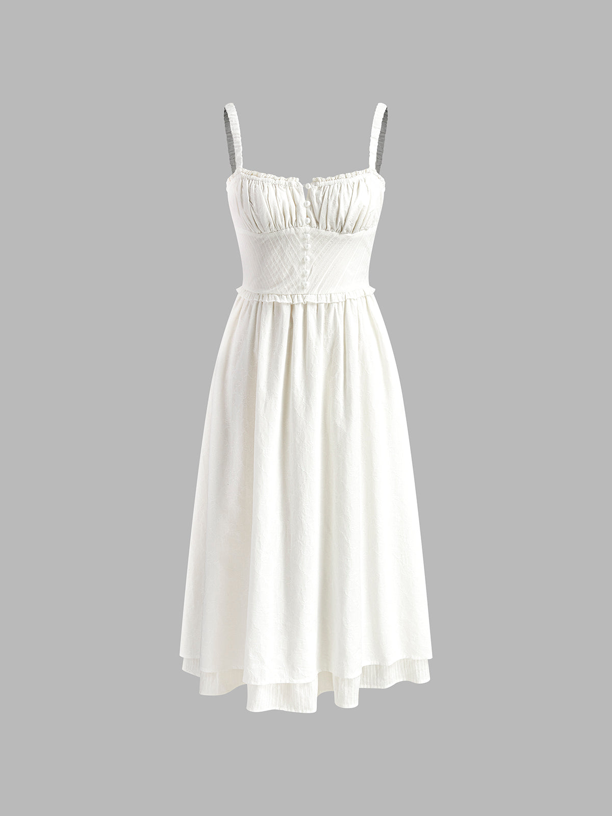 Women's Square Neck Midi Dress