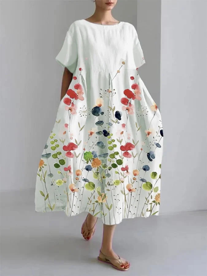 Women's Midi Dress – White