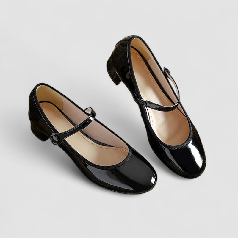 Women's Block Heel Mary Janes