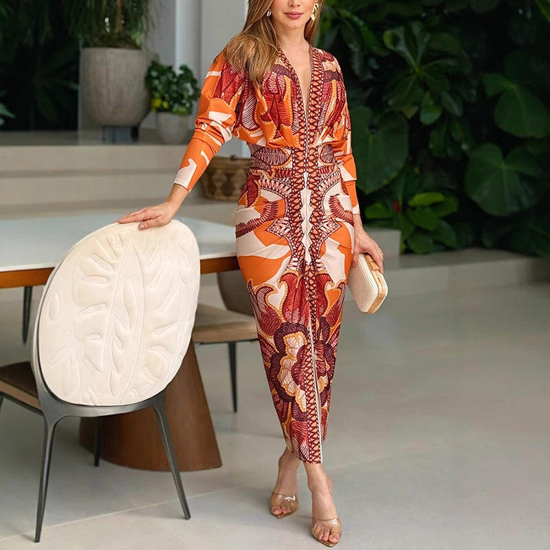 Women's Bodycon Midi Dress
